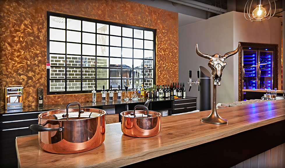Bar in a restaruant